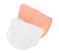 FOMIYES 2pcs Exfoliating Scrub Towel for Body and Face Soft Korean Style Bath Gloves in Pink and White Gentle Skin Washcloth for Makeup Removal and Deep Cleansing for Back Knee and