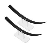 FOMIYES 2pcs Eyelash Demonstration Model Natural Look Curl and Wispy Design for Training and Display Teaching Tool for Salons and Beauty Academies
