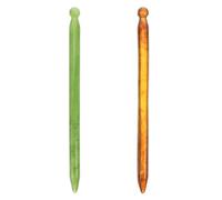 FOMIYES 2pcs Facial Reflexology Tools Face Acupressure Pen Portable Ear Acupuncture Body Point Probe Massage Tool for Deep Tissue