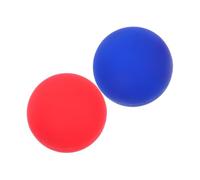 FOMIYES 2pcs Fascial Peanut Ball Silicone Massage Balls for Yoga Fitness Pilates Back and Foot Massager