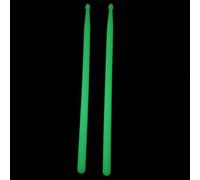 FOMIYES 2pcs Fluorescent Green 5a Nylon Tip Drumsticks Professional Percussion Instrument Accessories Glow Drum Sticks for Rock and Jazz Drummers