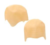 FOMIYES 2pcs Halloween Bald Cap Wig Cap Monk's Headgear for Adults for Parties