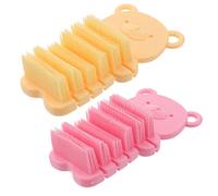 FOMIYES 2pcs Hand Massage Brush for Nail Finger Cleaning Exfoliating Bristles for Shower Scrubbing and Toenail Care