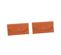 FOMIYES 2pcs Korean Style Ladies Wallet PU Card Holder Lightweight Cash Clutch for Women Portable Money Organizer for Dating Shopping Travel Essentials
