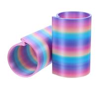 FOMIYES 2pcs Large Canvas Roll Holder Anti-curl Clip Rings for Quilting and Cross Stitch Artwork Storage Lightweight Scroll Clamp Organizer for Craft Canvas Management