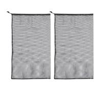 FOMIYES 2pcs Large Capacity Mesh Leaf Mulcher Collection Bags, Replacement Dust Bags for Electric Wood Chipper Shredder, Heavy-duty Yard Waste Collector Compatible with Craftsman Models