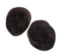 FOMIYES 2pcs Lightweight Clip Buns for Women Voluminous Messy Bun Hairpiece with Claw Clip Natural-looking Synthetic Hair Extensions for Updo Hairstyles Bridal and Party Hair Accessories