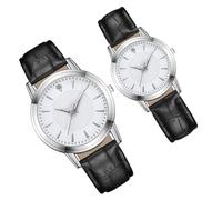 FOMIYES 2pcs Luminous Couple Watch Lovers Watch Romantic Luminous Lovers for His and Hers Occasion