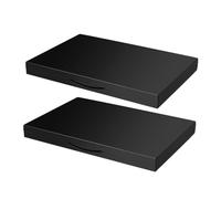 FOMIYES 2pcs Magnetic Empty Makeup Palette Diy Eyeshadow Container with Mirror Refillable Organizer for Blush Powder More Durable Makeup Storage