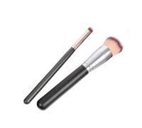 FOMIYES 2pcs Makeup Foundation Brushes for Professional and Daily Use, Synthetic Composite Material with Even Application, Designed for Face and Hard to Reach Areas, for Those Who Love