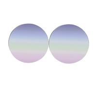 FOMIYES 2pcs Matte Powder Box Revolution Translucent Makeup Powder Storage Case Refillable Portable Empty Pressed Sub Case