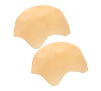 FOMIYES 2pcs Monk's Headgear Bald Cap for Women and Men Cosplay Halloween Bald Head Wig Cap for Stage Performance and Adult