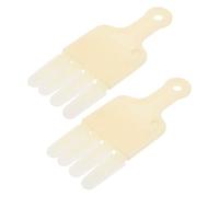 FOMIYES 2pcs Multifunctional Plastic Bee Hive Tool for Beekeepers Efficient Cleaning Feature, Beige Beekeeping Jelly Extractor and Scraper for Apiculture Use by Professional and Amateur