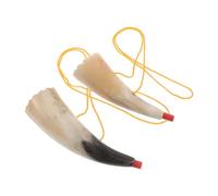 FOMIYES 2pcs Ox Horn Noise Horn for Games and Sporting Events Ergonomic Grip and Strong Transmission Range Trumpet for Adults and Traditional Focused Aesthetic Small Scale Cultural Stage