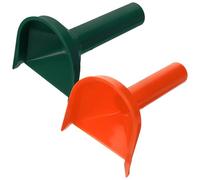 FOMIYES 2pcs Plastic Coin Funnel for Dollar Coins with Wide Mouth for Money Sorting and Office Use