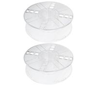FOMIYES 2pcs Plastic Hollow 3d Printer Bobbins Spools, Ps Material, 1kg Capacity Replacement Reel for Pla Filament Printing Accessories