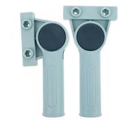 FOMIYES 2pcs Plastic Mop Handle Clip Replacement Mop Rod Clamp Rotatable Pole Connector Green Head Detachable Holder for Household Floor Cleaning Accessories