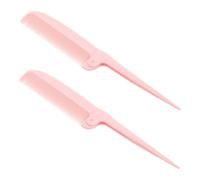 FOMIYES 2pcs Portable Foldable Tail Combs Travel Hair Styling Tools for Precision Parting and Highlighting Lightweight Design for Easy for Hairdressers Go Use