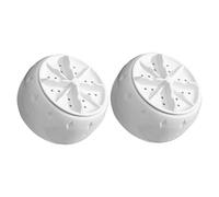 FOMIYES 2PCS Portable Mini Washing Machine Turbo Agitator USB Charging Compact Washer for Home Travel RV Apartment Cleaning Underwear Socks