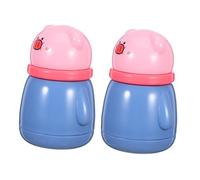 FOMIYES 2pcs Powder Puff and Container Portable Dusting Powder Holder with Lids for Home and Travel Use for Keeping Your Fresh and Comfortable