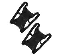 FOMIYES 2pcs PU Leather Sword Bag for Back with Adjustable Shoulder Straps - Twin Sword Carry Case for Adults and, Outdoor Fencing Pouch Suitable for Daily Use and Cosplay