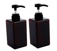 FOMIYES 2pcs Pump Dispensing Bottle for Travel Storage Lotion Bottle Squeezy Design for Bathing Liquid at Home Go