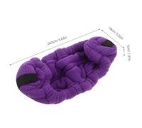 FOMIYES 2Pcs Purple Ice Skate Protectors for Youth and, Elastic Stretchable Blade Covers, Figure Skating Accessories, Size L, Ice Hockey Skate Guards