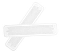 FOMIYES 2pcs Rectangle Silicone Molds for DIY Bookmark Making, Epoxy Resin Mold Kit for Handcrafted Bookmarks, Simple Pattern Silicone Moulds for Arts and Crafts