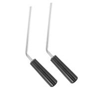 FOMIYES 2pcs Replacement Popcorn Machine Handle Knob for Popcorn Maker and Pot, Heat-resistant Iron and Plastic Material with Easy Maintenance, Suitable for Small Commercial Events