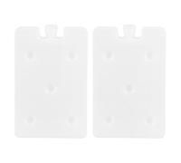 FOMIYES 2pcs Reusable Gel Ice Packs for Cooler Bags with Leak-proof Lid Design, 400ml Pe Material Ice Cooler Packs for Refrigerator and Picnic Use