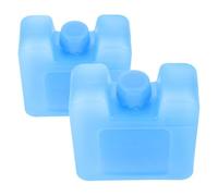FOMIYES 2pcs Reusable Ice Packs for Coolers Blue Pe Material Sl esign Easy to Carry Lunchbox Cooler Accessories for Outdoor Camping