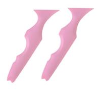 FOMIYES 2pcs Reusable Silicone Eyeliner Stencil Makeup Template Eyebrow Stencils Aid for Precise Eye Makeup and Face Mask Application Lightweight Beauty Tool