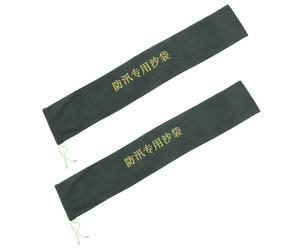 FOMIYES 2pcs Reusable Thickened Canvas Flood Control Sandbags 20x120cm Empty Absorbent Sandbags for Flooding and Hurricane Protection, Heavy Duty Anti-flood Supplies for Home and Outdoor