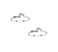 FOMIYES 2pcs Silver Plated Womens Bracelet with Vivid Dolphin Pattern Water and Sweat Resistant Charm Bangle Durable Fashion Jewelry for Daily Wear and Gifts