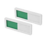 FOMIYES 2pcs Sliding Privacy Door Signs 4x10cm Blank Occupied Vacant Office Meeting Room Status Indicator for Conference Room Use