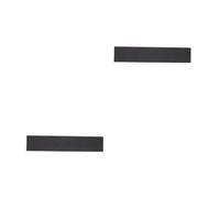 FOMIYES 2pcs Slip Leather Sole Pads for High Heels Non Skid Protective Sticker with Strong Adhesive Noise Reducing Sole Protector for Leather Shoes Easy to Install Black