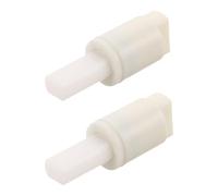 FOMIYES 2pcs Soft Close Toilet Seat Dampers 24mm Anti-clockwise Quiet Toilet Lid Buffer Pads Slow Descent Cushioning Bumpers Replacement for Bathroom