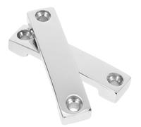 FOMIYES 2pcs Stainless Steel 316 Footman Loop Bimini Top Strap Pad Eye Hook for Boat Repair and Assembly, Precision Engineered with Versatile Application and Sturdy Silver Finish