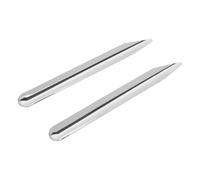 FOMIYES 2pcs Stainless Steel Mini Beads Scoop Set for DIY Jewelry Accessories, Loose Gems Pick up Tool for Beads Crafting and Bracelet Making