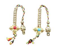 FOMIYES 2pcs Tibetan Buddhist Beads Counter Set Brass Buddha Bead Counting Tool for Meditation and Prayer Accessories