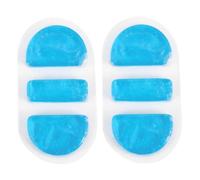 FOMIYES 2pcs TPU Gel Ice Packs Cold Compress for Nose Bleeding Relief Flexible Cooling Therapy Pads Reusable Refreshing Cold Packs for Injury Care and Management