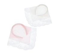 FOMIYES 2pcs Triangle Headscarf Headband for Women Girls Lace Headwrap Bandana Embroidery Fabric for Vintage Hairstyle Accessories and Casual Outings
