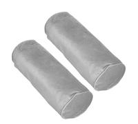 FOMIYES 2pcs Velvet Cylinder Pillowcase Covers for Neck Bolster Pillows, Lightweight Flannel Bolster Cushion Covers with Convenient Cleaning, for Spa and Bedroom Use