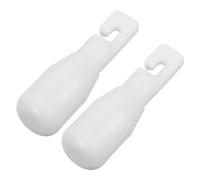 FOMIYES 2Pcs Walking Cane Tips Replacement for Blind Users, Hook Style Plastic Ends with Luminous Color Light, Compatible Blind Cane Accessories for Indoor and Outdoor Mobility