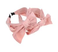 FOMIYES 2pcs Wide Knotted Bow Headbands for Women Large Hair Bow Bowknot Hair Band Styling Tools