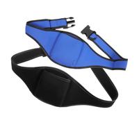 FOMIYES 2pcs Wireless Microphone Belt Pack with Mic Holder Waistband Bag for Workout Fitness Instructor, Black and Navy Microphones Storage Pouch for Theatre and Exercise