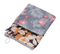 FOMIYES 2Pcs Zipper Sanitary Pad Organizer with Adorable Flamingo and Floral Designs Menstrual Pad Pouches for Travel Practical Tampon Bags for Outdoor Use