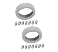 FOMIYES 2sets 8pcs Silicone Suitcase Wheels Covers Luggage Wheel Protectors Caster Caps Travel Accessories for Peaceful Journeys 8pcs*2