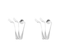 FOMIYES 2sets Curved Spoon and Fork for Disabled Patients Angled Tableware for Easy Self-feeding at Home Nursing Care