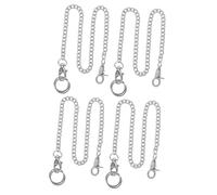 FOMIYES 2sets Decorative Hanging Chains for Pants Wear Resistant Metal Pocket Watch Chains Chic Accessory for Jeans Handbags and Punk Fashion 2pcs*2